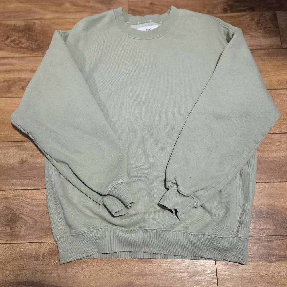 TNA Light Green Crewneck Sweater